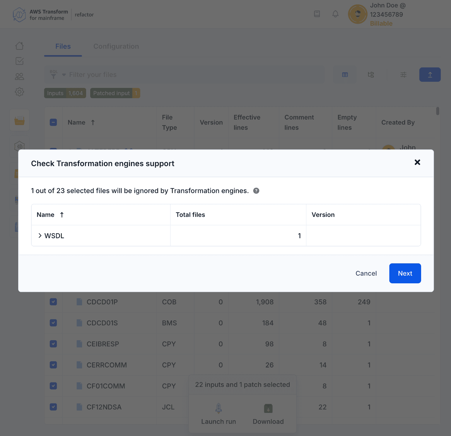 Check velocity support