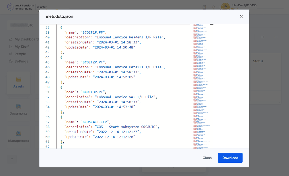 AS/400 SAVF Extraction | AWS Transform for mainframe refactor